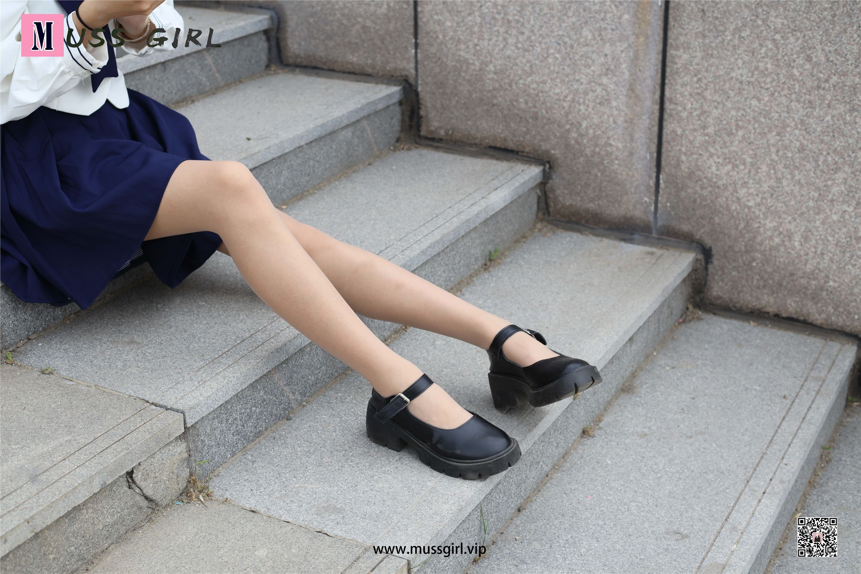 MussGirl慕丝女郎  NO.214 楼梯JK制服肉丝